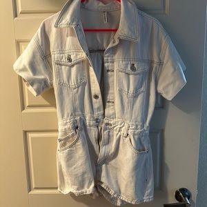 White romper from Zara, size small